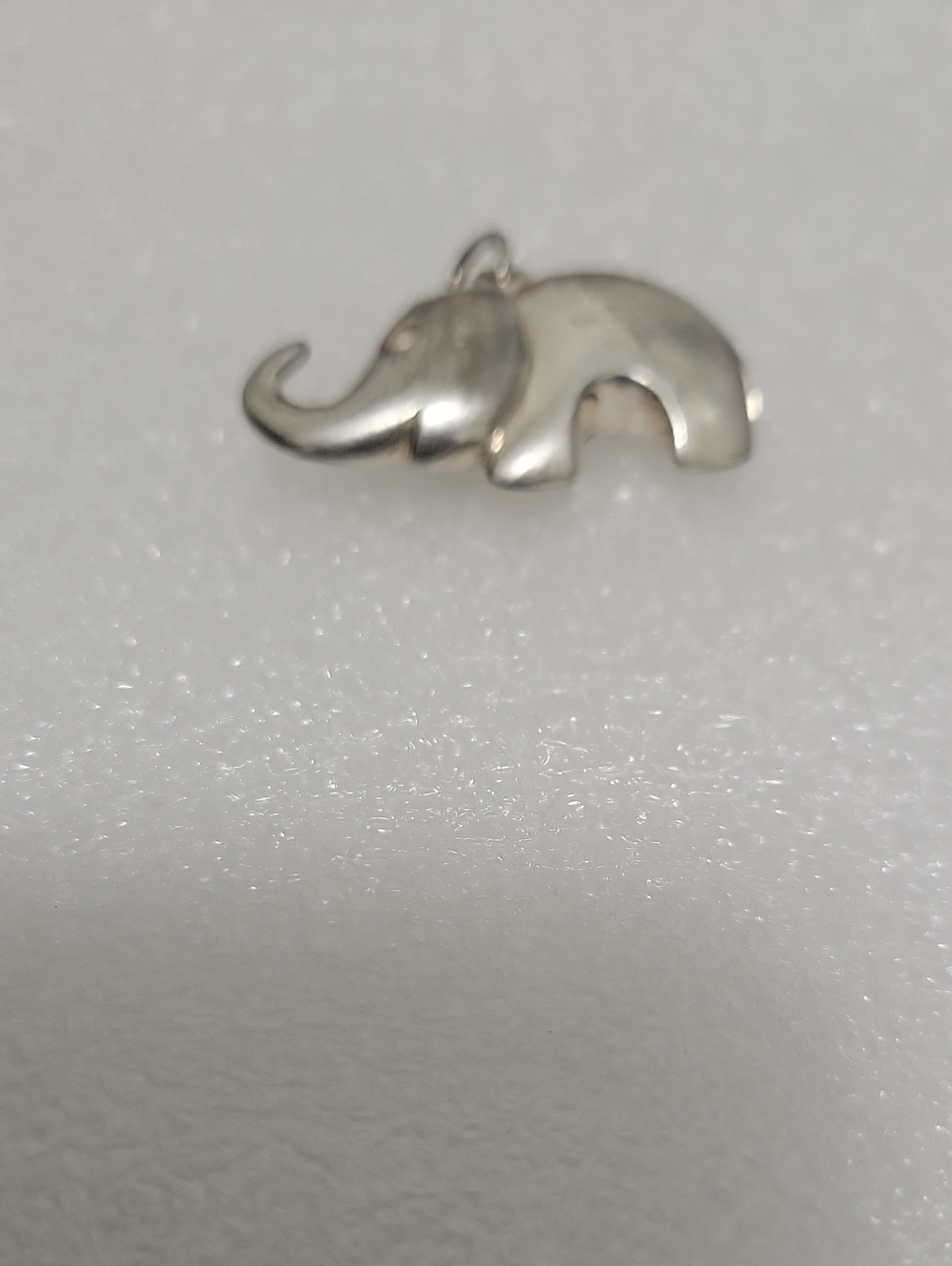 Vintage Tiffany & Co. Silver Elephant Pendant Charm
